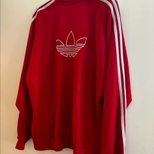 Vintage Adidas Red Superstar Track Jacket